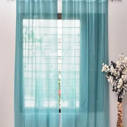 Homefab India Set of 2 Sheer Long Door Curtain-22