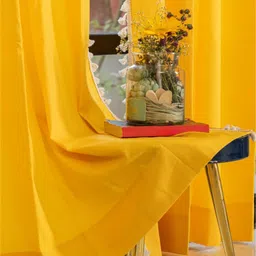 URBAN SPACE Yellow Window Curtain-image-36