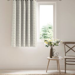 DDecor Beige Floral Room Darkening Window Curtain-image-16