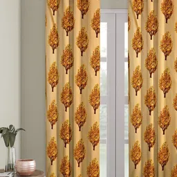 Cortina Single Floral Printed Door Curtain-picture-9