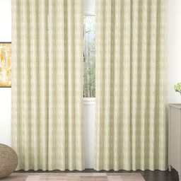 Story@home Set of 4 Beige And Off White Striped Print Room Darkening Door Curtain-18
