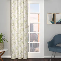 THE CONVERSION Green Floral Door Curtain-image-36