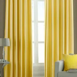 Homefab India Set of 2 Yellow Door Curtain-image-72