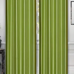 Bajo's Green 2 Pieces Solid Door Curtains-image-54