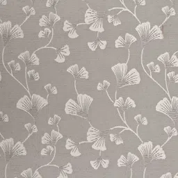 Ariana Grey Floral Room Darkening Door Curtain-image-0
