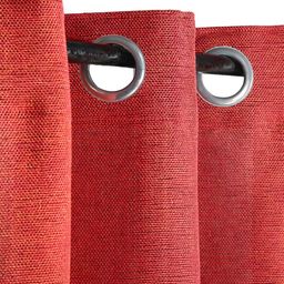 THE CONVERSION Orange Jute Cotton Room Darkening Door Curtain image 4