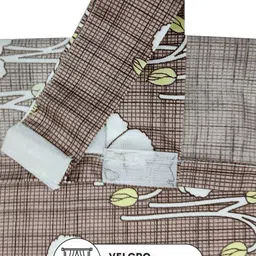 kopa BIANCA Set of 2 Brown & Off White Floral Door Curtain image 5