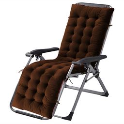 Mom's Moon Brown Velvet Rectangle Shaped Rocking Chair Cushion-image-97