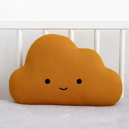 STYBUZZ Brown Solid Cloud Shaped Cushion-53