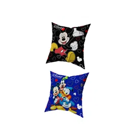 Kuber Industries Set Of 4 Both Side Disney Printed Reversible Cushion image 5
