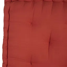 BLANC9 Set Of 2 Red Square Floor Cushion image 4