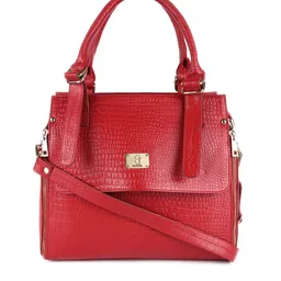 HiLEDER Pure Leather Structured Handheld Bag image 1