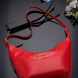 DressBerry Textured PU Structured Handheld Bag with Cut Work-14