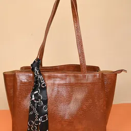 Mast & Harbour Animal PU Structured Shoulder Bag-9