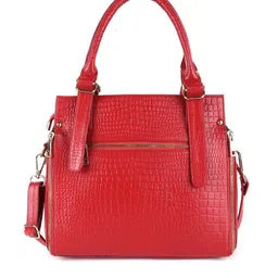 HiLEDER Pure Leather Structured Handheld Bag image 3