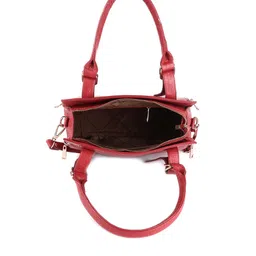 HiLEDER Pure Leather Structured Handheld Bag image 4