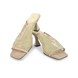 Sana K Luxurious Footwear Party Stiletto with Laser Cuts-picture-14