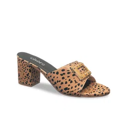 Chere Printed Embellished Block Heels image 5