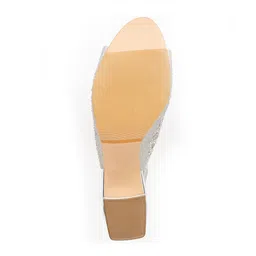 Ozuri Embellished Block Heeled Peep Toes image 2