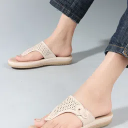 DressBerry Women Open Toe Flats with Laser Cuts-picture-22