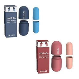valuevibes Ear Care Ultra Soft Foam Earplugs, Soft and Comfortable Silicone Earplugs for Sleeping, Focus, and Stress Relief, Reusable and Ideal for Sleep & Work (RED, Medium) image 2