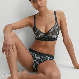 Marks & Spencer Abstract Printed Full Coverage Bra With All Day Comfort image 3