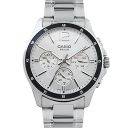 Casio Enticer Men Silver Analogue watch A833 MTP-1374D-7AVDF-45