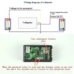 High Accuracy 0.36″ 5 Digits DC 0-33V Digital Voltmeter RED LED image 4