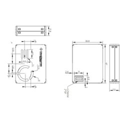 MPM11-BD MemsFrontier Laser PM sensor (Air inlet and outlet are on the front, 10 pin) image 3