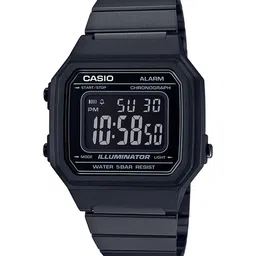 CASIO Unisex Black Digital Watch D199 B650WB-1BDF-12