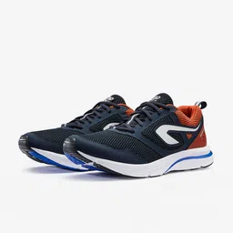 Kalenji By Decathlon Men Navy Blue & Orange Running Shoes-26