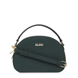 KLEIO Textured Half Moon Handheld Bag-5