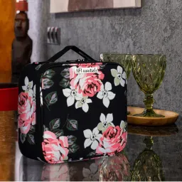 NFI Essentials Black PU Print Makeup Box (L)-picture-38