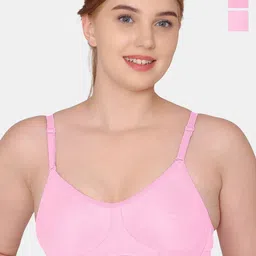 KOMLI Pack Of 3 Seamless Full Coverage Pure Cotton T-shirt Bra With All Day Comfort-picture-13