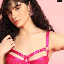 Da Intimo Pack Of 2 Floral Laced Half Coverage Underwired Bras With All Day Comfort-picture-20