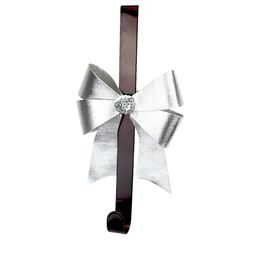 Hind Decor Black & Grey Bow Christmas Stocking Holder-image-54