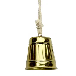 Hind Decor Yellow Handcrafted Hanging Christmas Bell-image-21