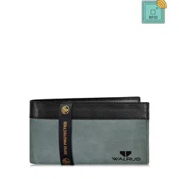 Walrus Men Printed Two Fold Wallet With RFID-16
