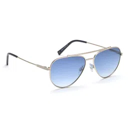 IDEE Men Lens & Steel-Toned Aviator Sunglasses With UV Protected Lens IDS2823C3SG-58