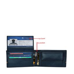 Walrus Men Leather Two Fold Wallet With RFID image 5