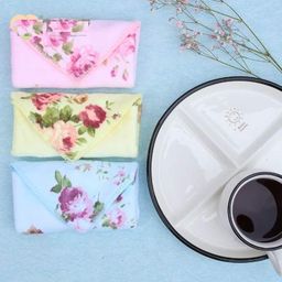 STORE77 CONNECTWIDE Set of 3 Microfiber Face Towel Flower Design - Soft, Fast Drying Cleaning Towel,Fit for Multi-Purpose Exfoliating, Highly Absorbent Extra for Hand, Gym image 5