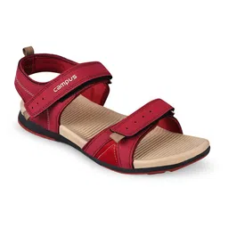 Campus Men Red  Solid Sports Sandal-image-6