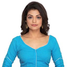 rene Striped Front Open Blouse image 1