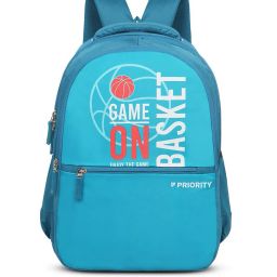 priority Typographic Print Backpack with Adjustable Strap image 1