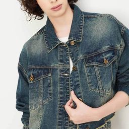 max Women Regular Fit Jacket with Button Closure image 1