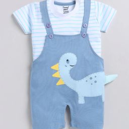 toonyport Infants Graphic Print Regular Fit Dungaree image 1