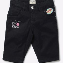 gini & jony Flat-Front Shorts with Button Closure image 1