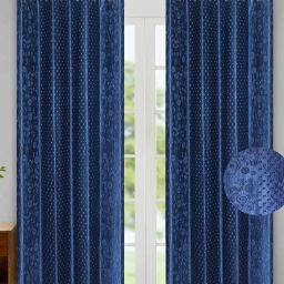 good homes Set of 2 Textured Window Curtains image 1
