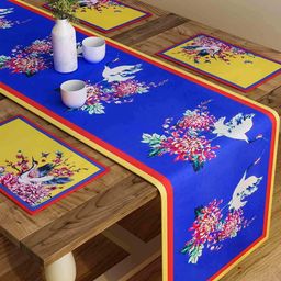 sej by nisha gupta Set of 7 Table Placemats & Runner image 1