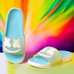 kapani fashion Graphic Pattern Slip-On Slides image 1